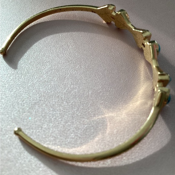 Stella & Dot Turquoise Stone Cuff - Picture 7 of 8